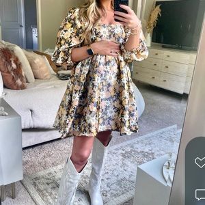 Boutique floral babydoll dress - Storia